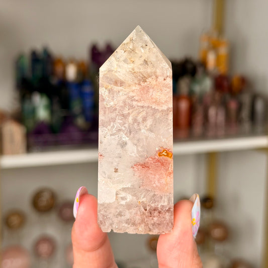 Pink Amethyst Obelisk Tower | PA4