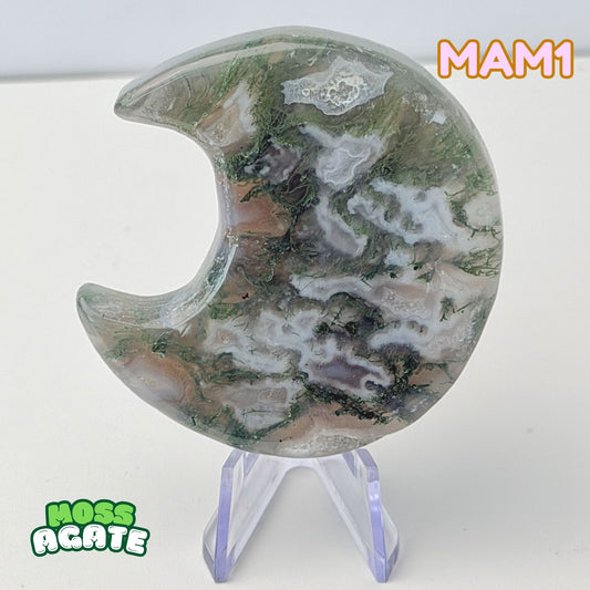 Moss Agate Moon | MAM1