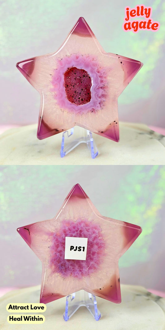 Druzy Pink Purple Jelly Agate (Color-Enhanced Crystal) | Choose your Own