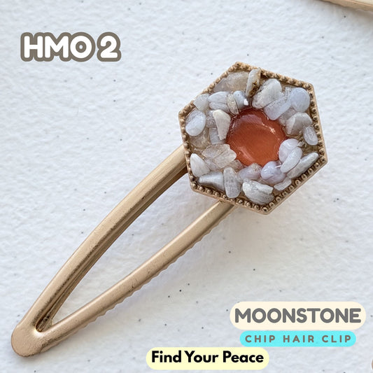 Moonstone Hair Clip | HMO2