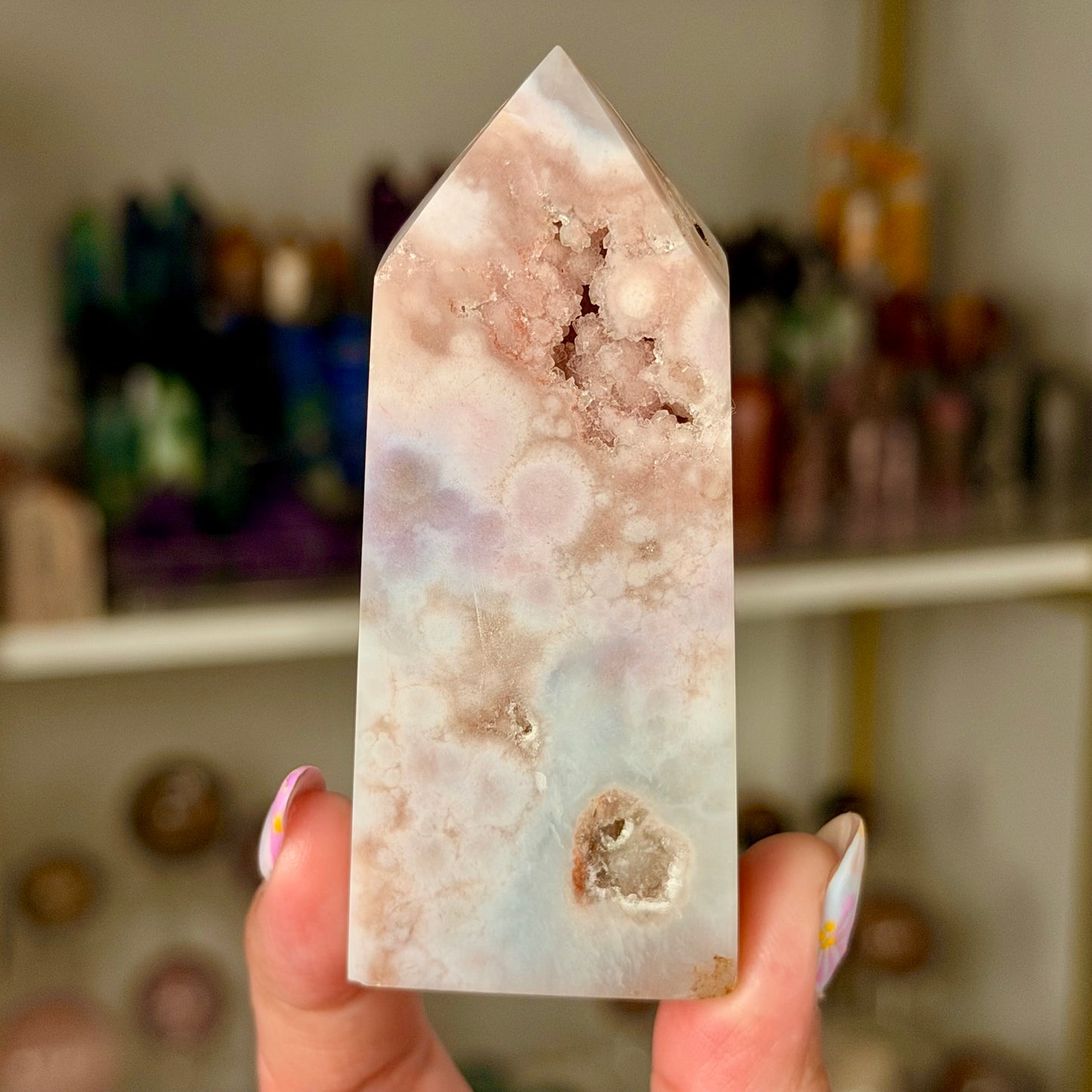Pink Amethyst Obelisk Tower | PA8