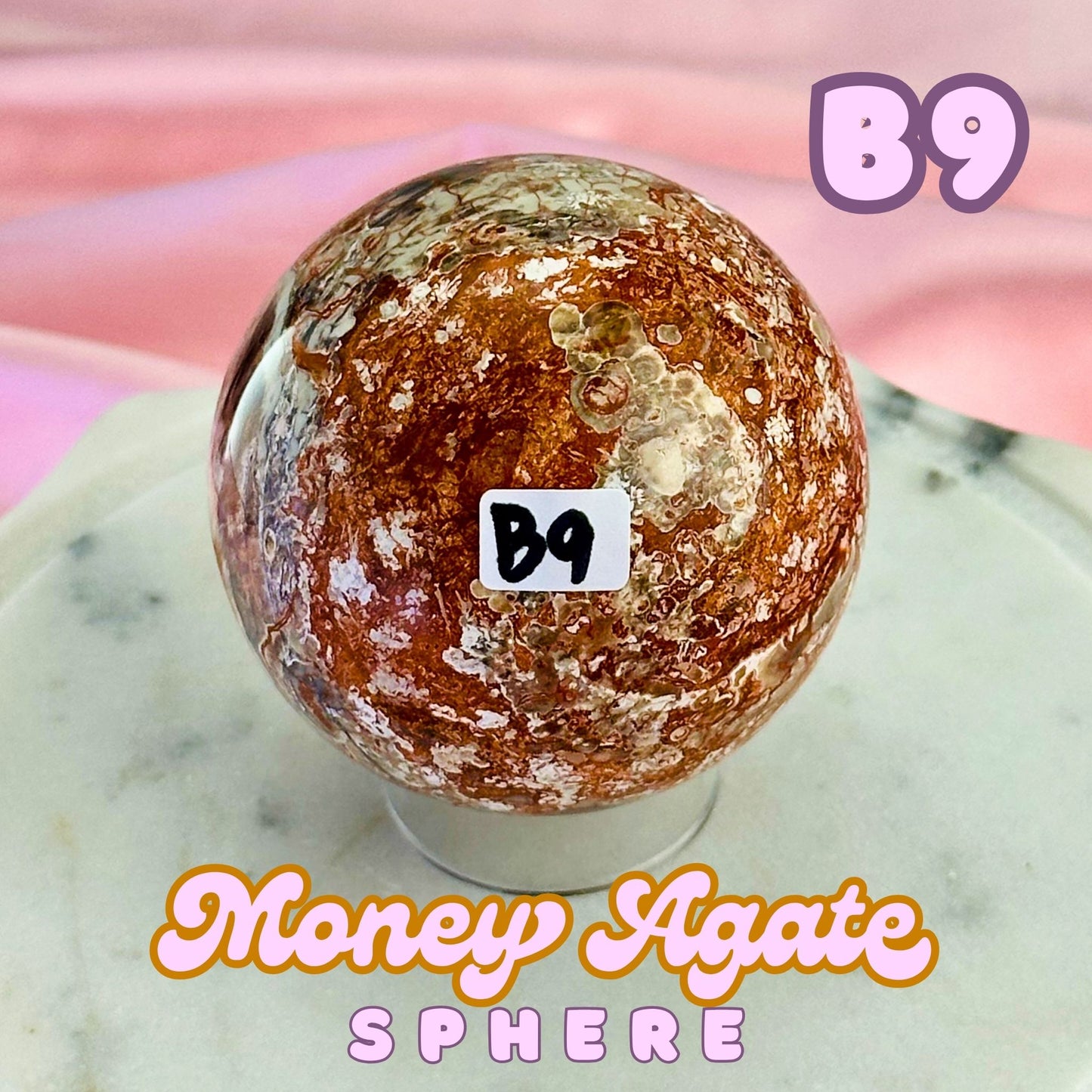 Money Agate Sphere | B9