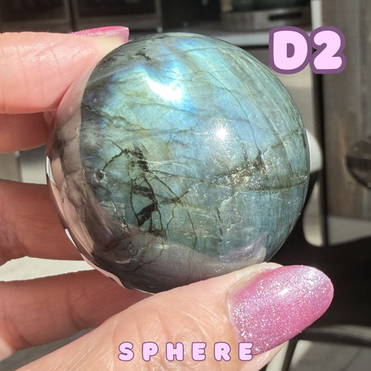 Labradorite Sphere | D2