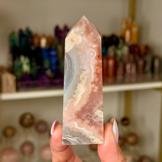 Pink Amethyst Obelisk Tower | PA9