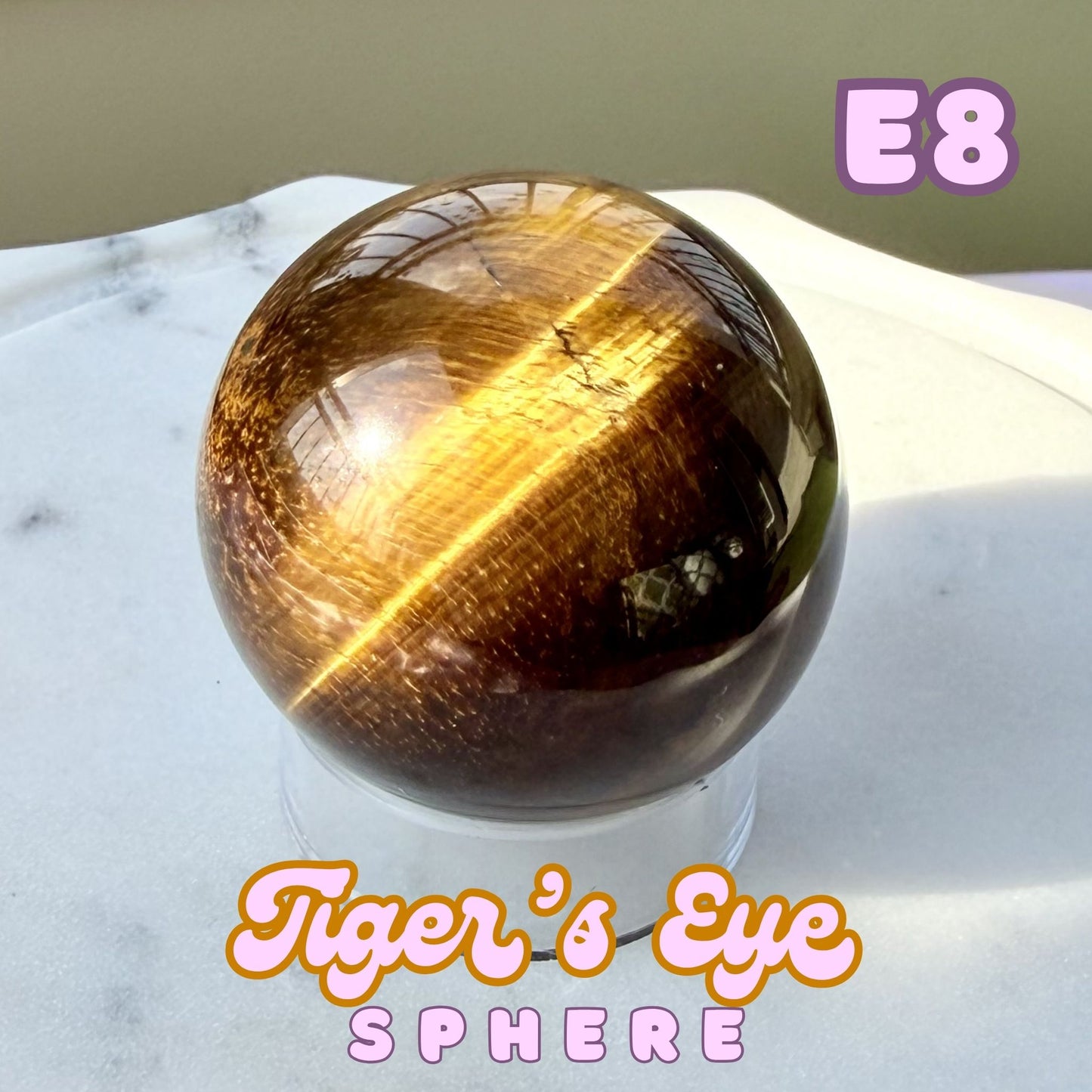 Tiger's Eye Sphere | E8