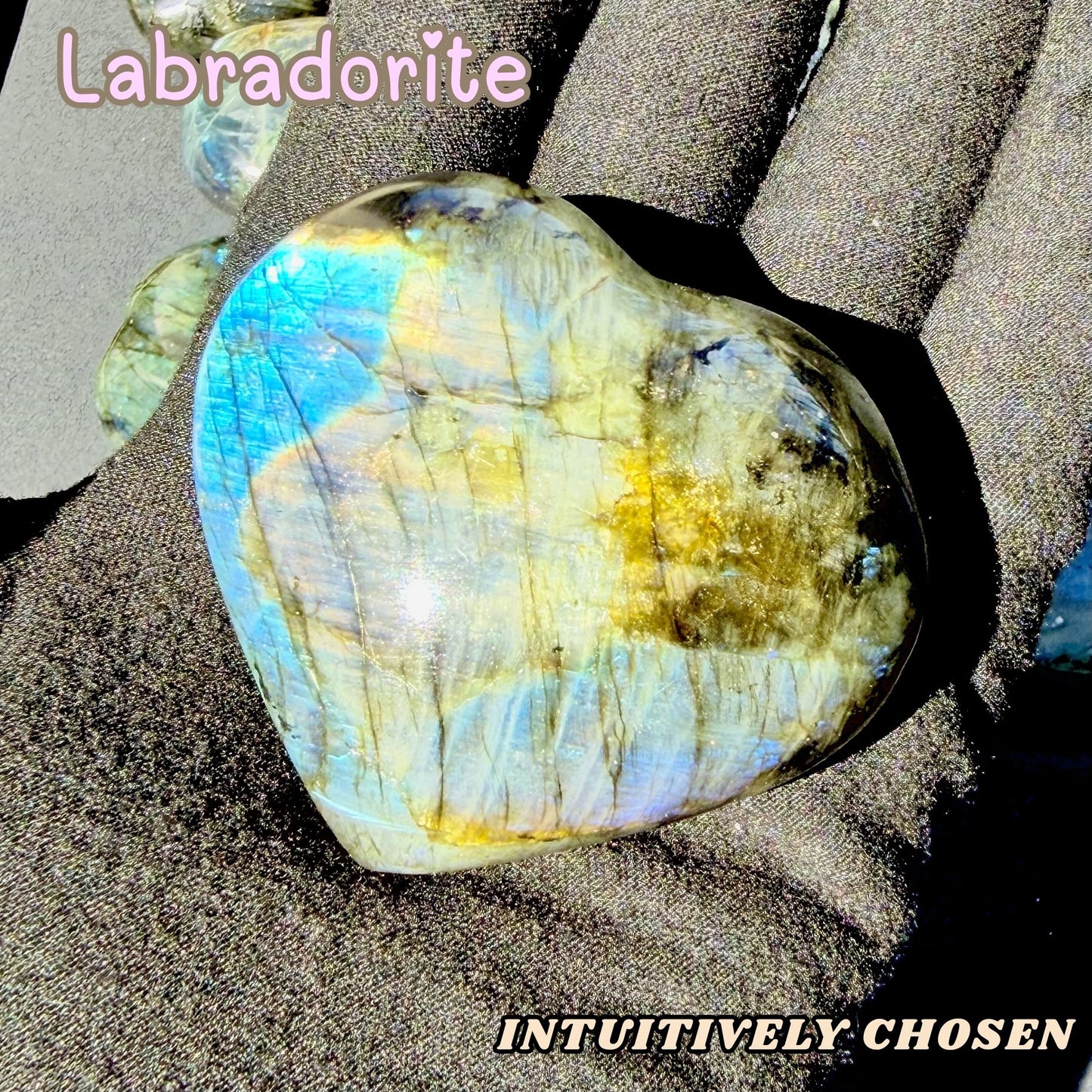 Labradorite Heart | Intuitively Chosen