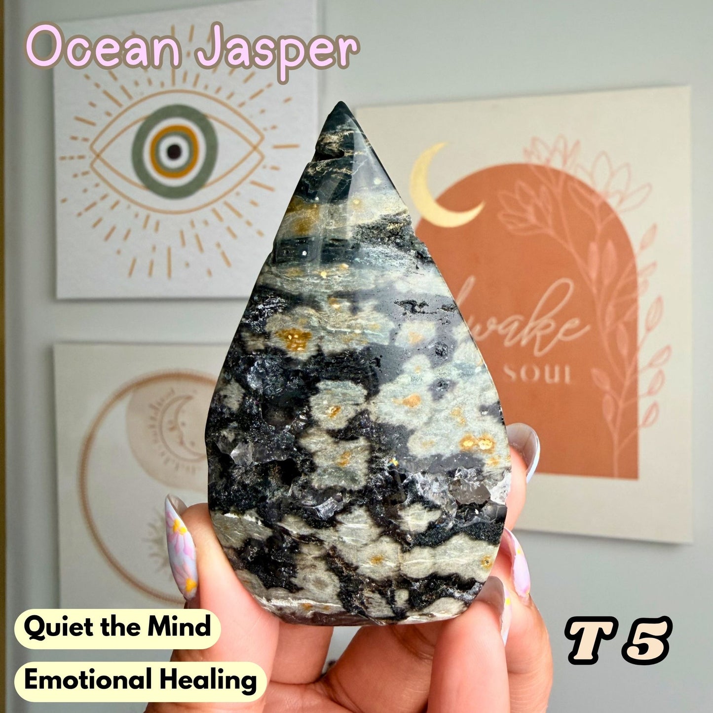 Ocean Jasper Flame Freeform | T5
