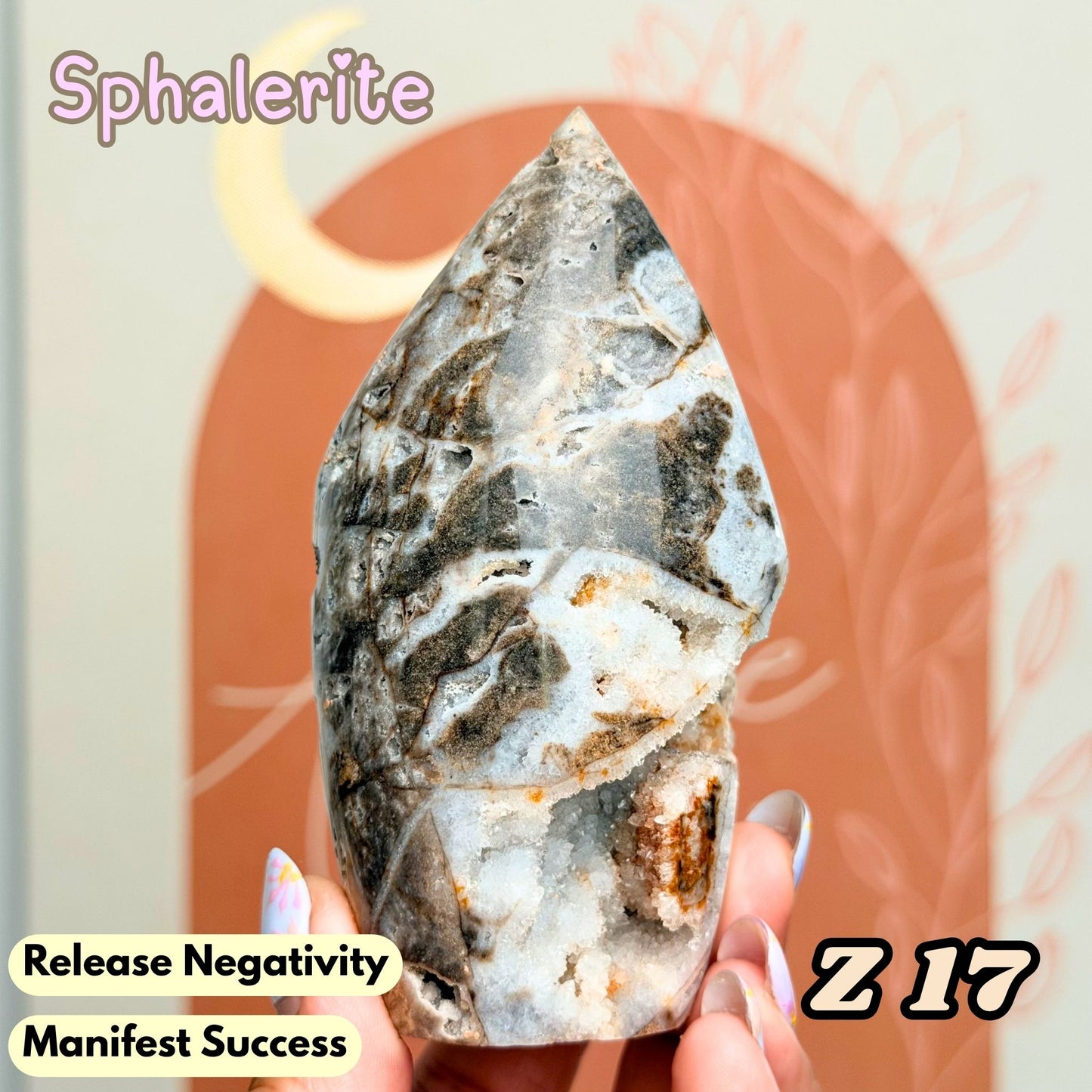 Druzy Sphalerite Flame Freeform | Z17