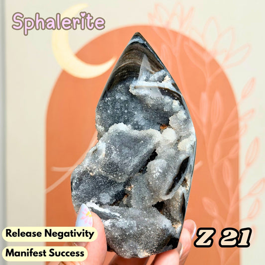 Druzy Sphalerite Flame Freeform | Z21