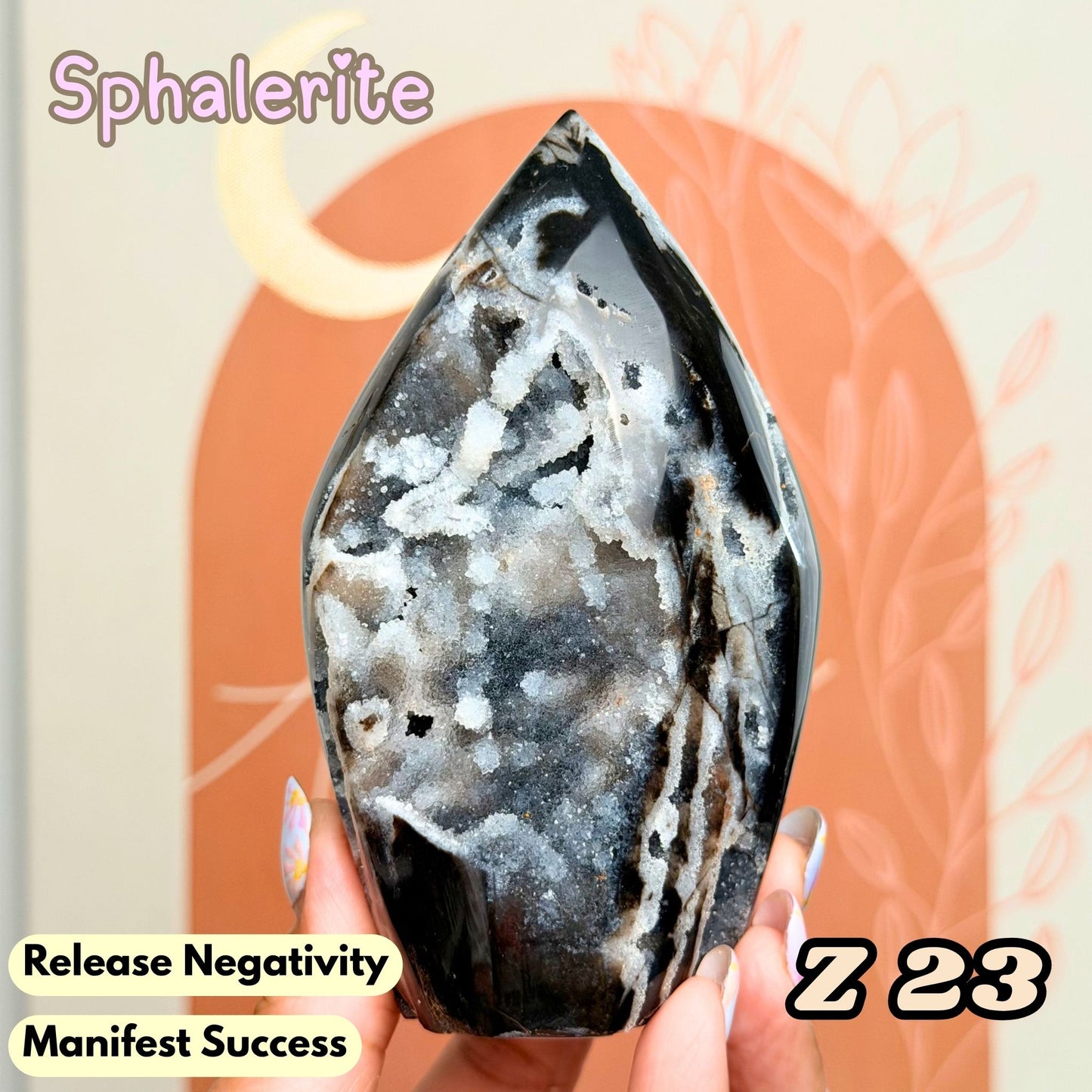 Druzy Sphalerite Flame Freeform | Z23