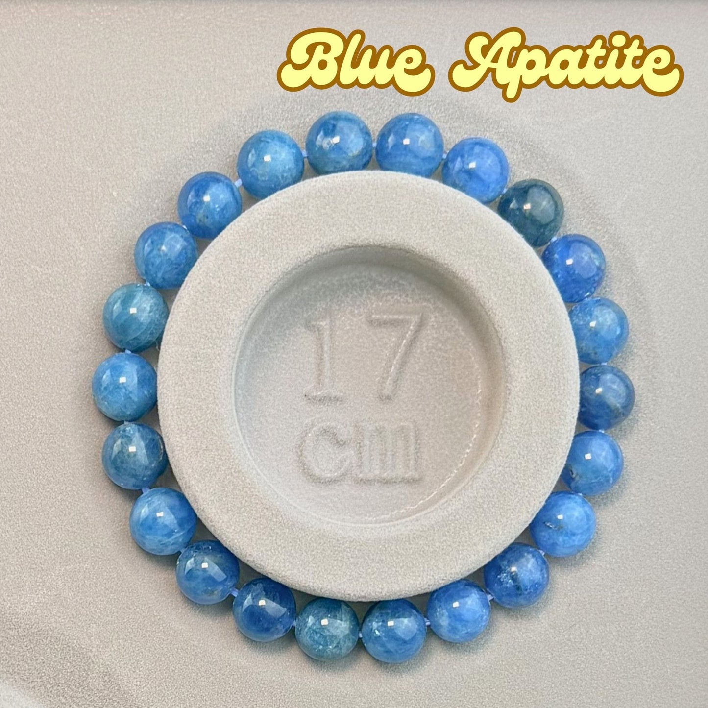 Blue Apatite 8mm Bracelet