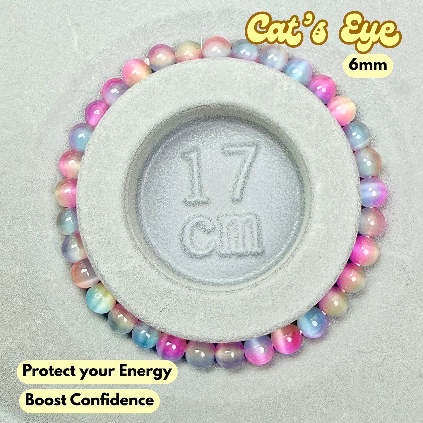 Cat's Eye 6mm Bracelet | Synthetic
