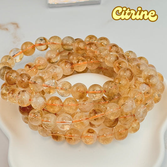 Citrine 8mm Bracelet
