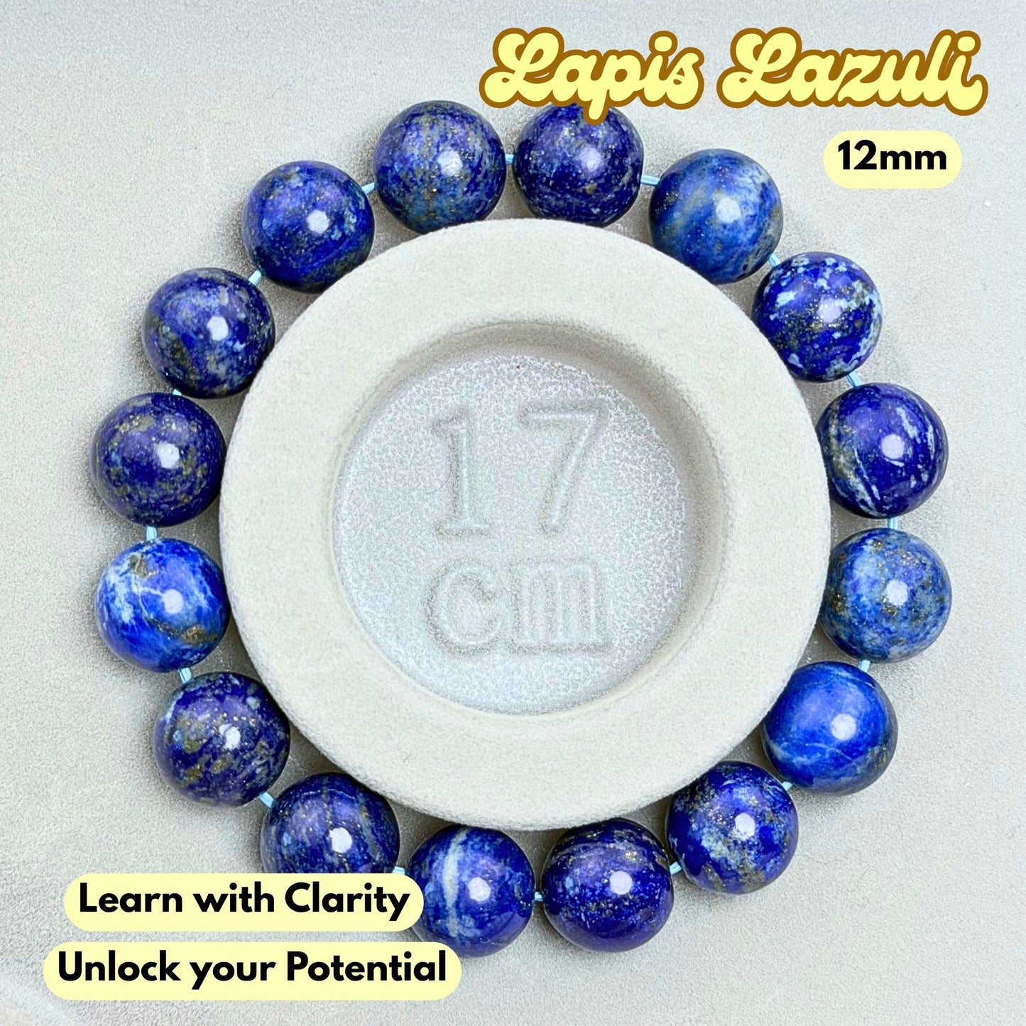 Lapis Lazuli 12mm Bracelet