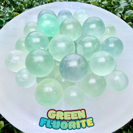 Green Fluorite Mini Sphere