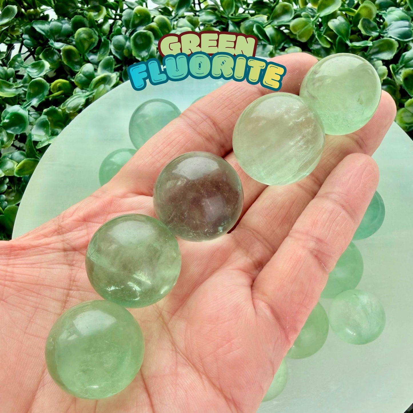 Green Fluorite Mini Sphere