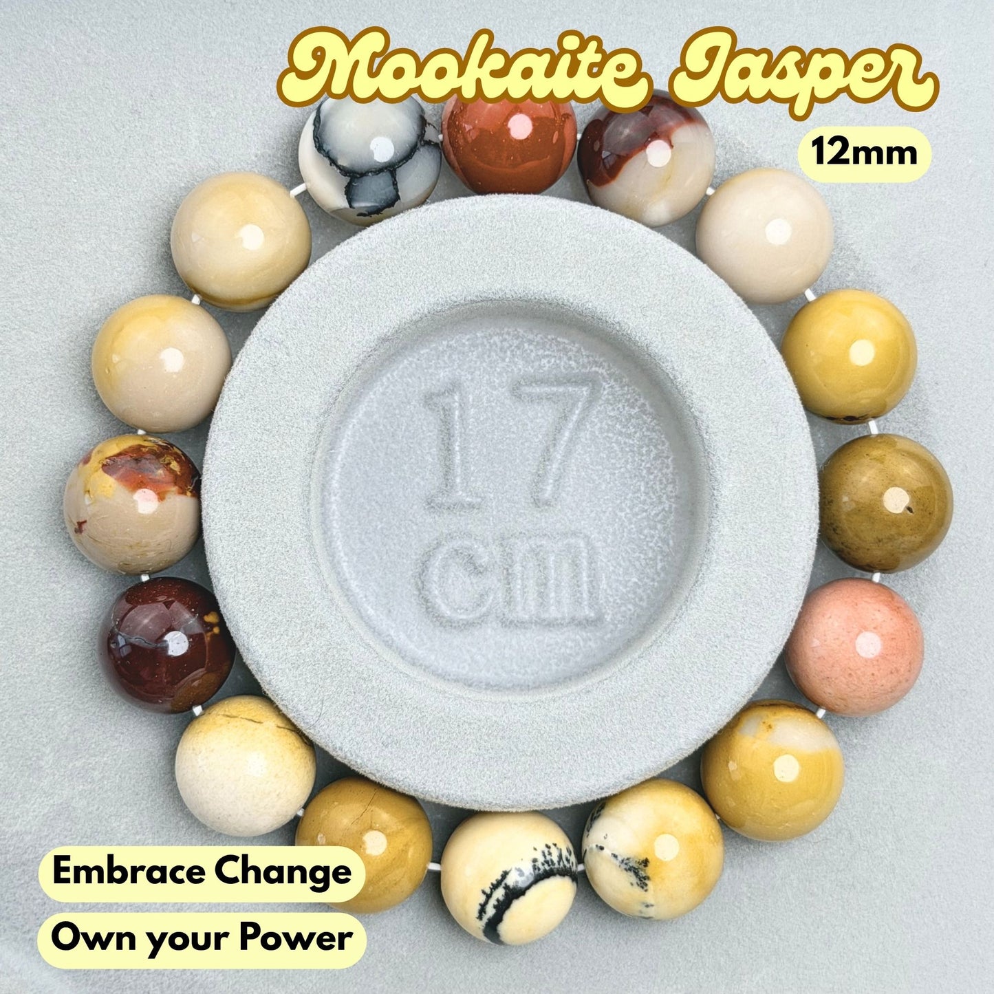 Mookaite Jasper 12mm Bracelet