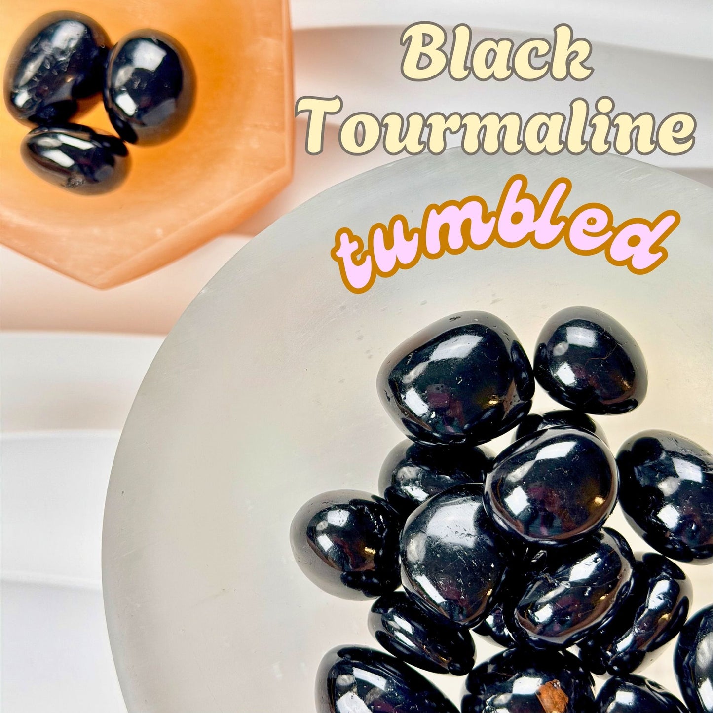 Black Tourmaline Tumbled Stone