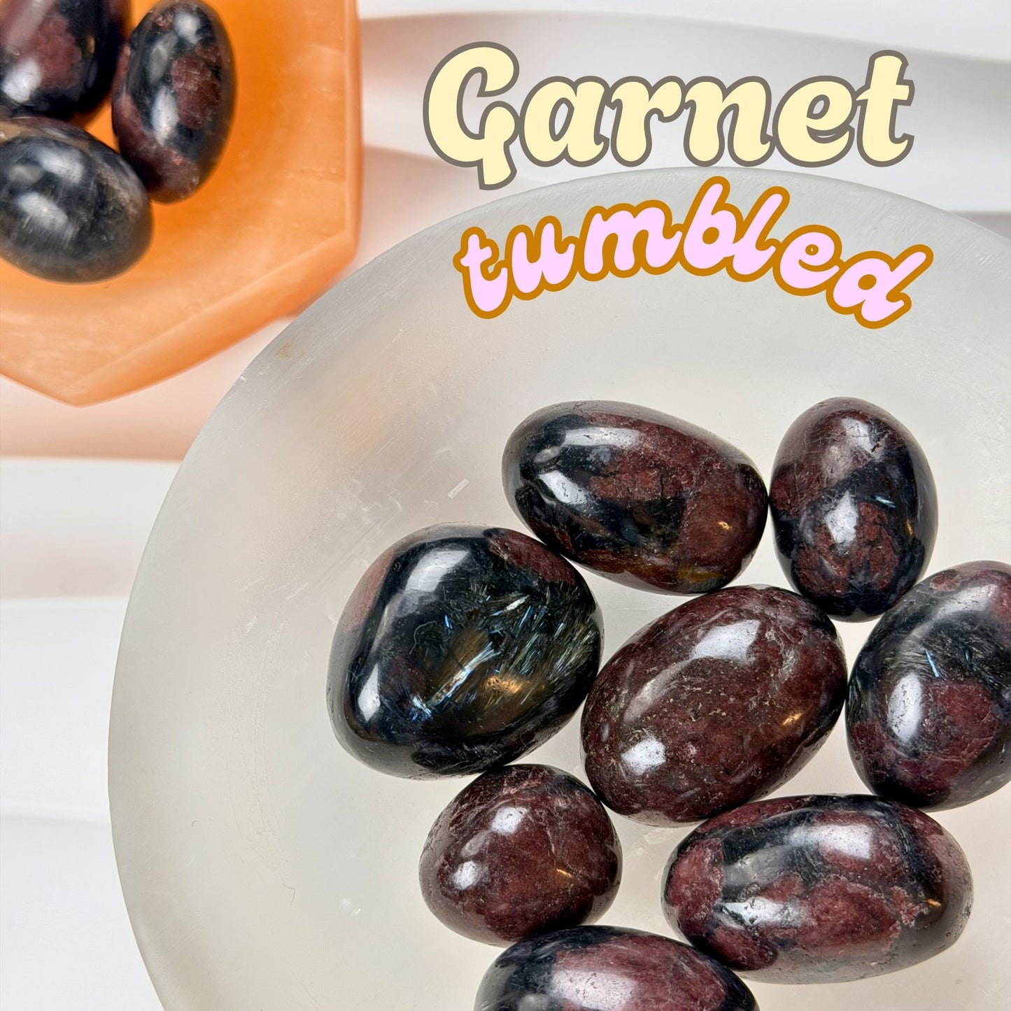Garnet Tumbled Stone