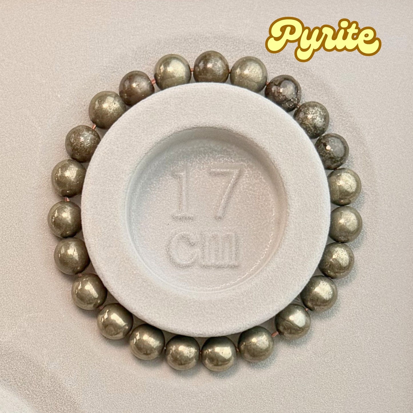 Pyrite 8mm Bracelet
