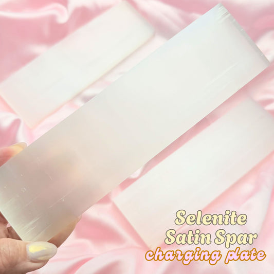 Selenite Charging Plate - 8 inches