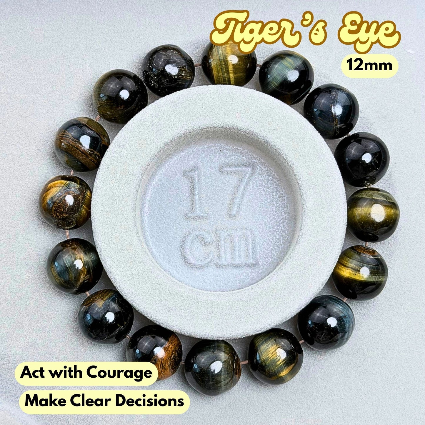 Tiger's Eye 12mm Bracelet