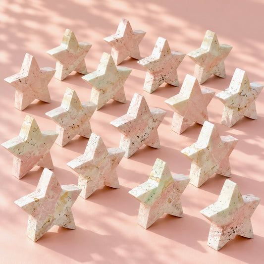 Unicorn Jasper Star Carving | Choose your Own