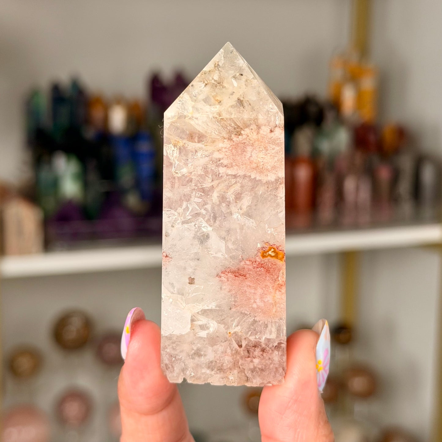 Pink Amethyst Obelisk Tower | PA4