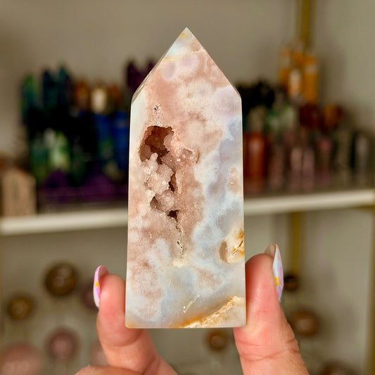 Pink Amethyst Obelisk Tower | PA8