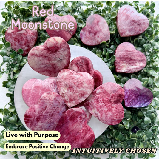 Red Moonstone | Intuitively Chosen
