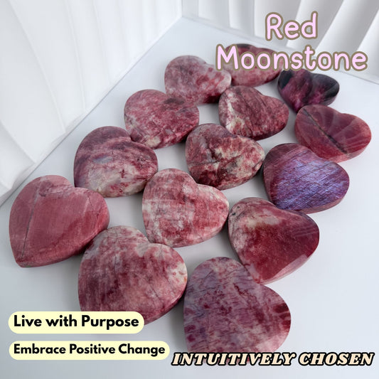 Red Moonstone | Intuitively Chosen