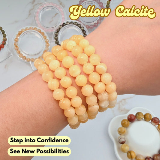 Yellow Calcite 8mm Bracelet