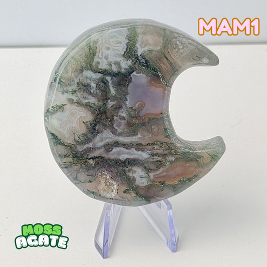 Moss Agate Moon | MAM1