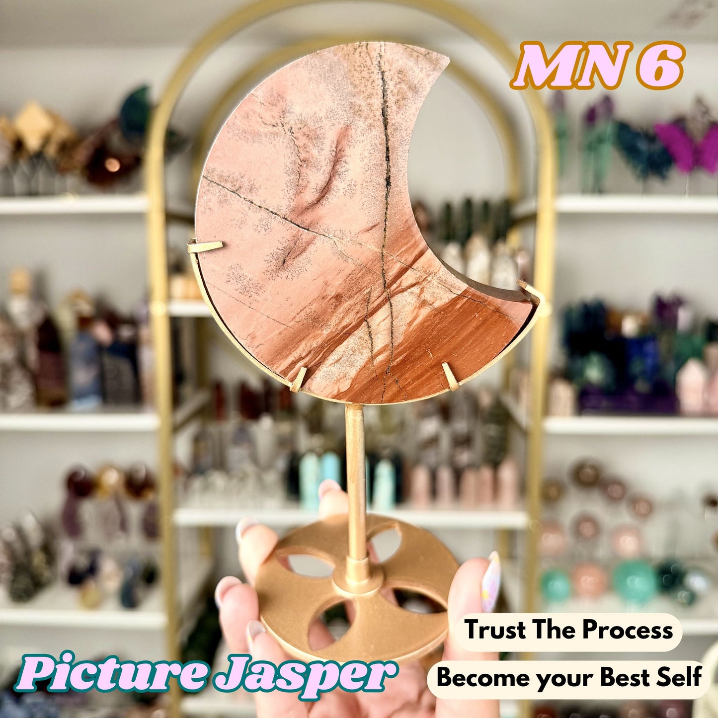 Picture Jasper Moon on Stand | MN6