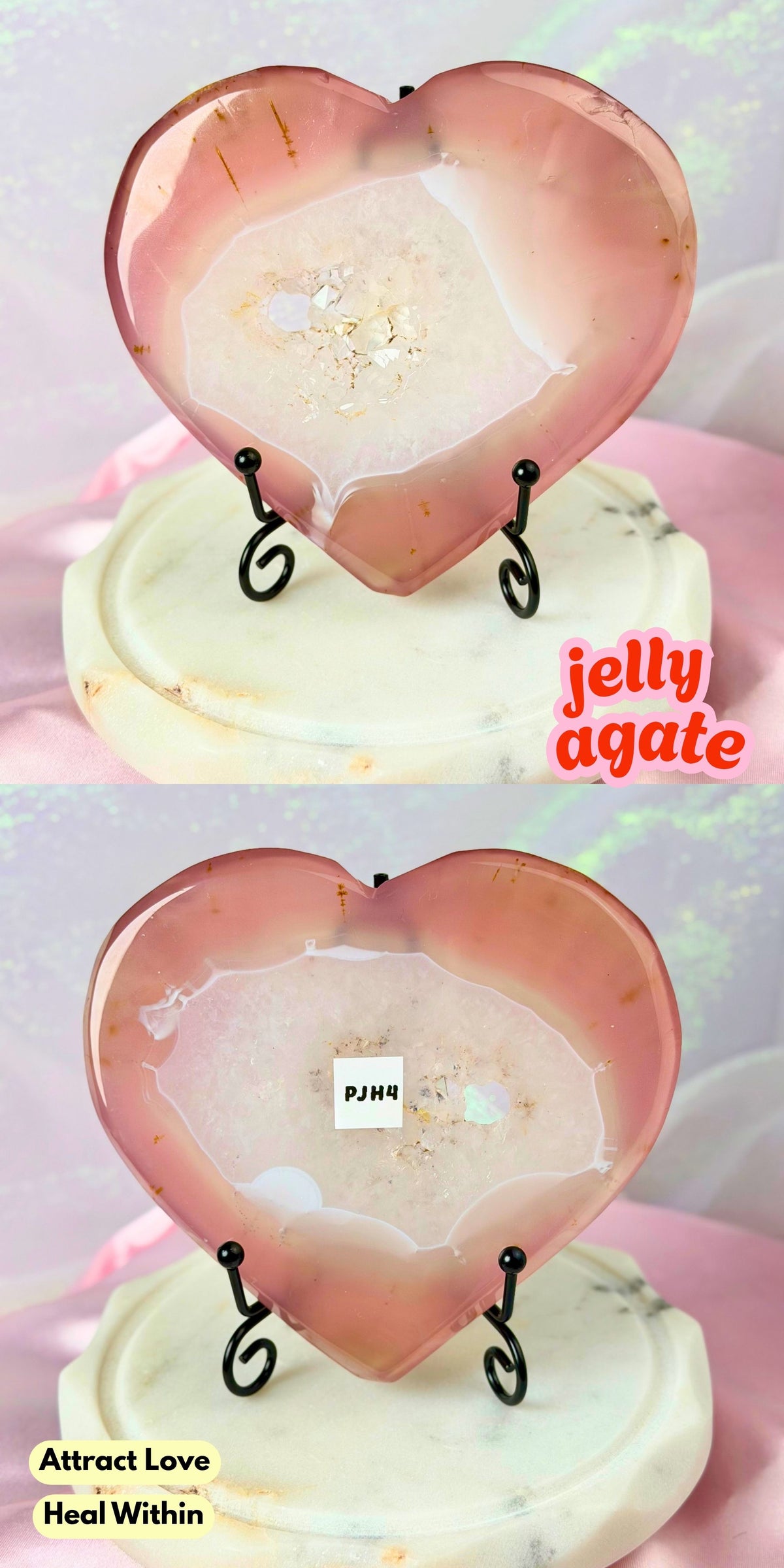 Druzy Pink Purple Jelly Agate (Color-Enhanced Crystal) | Choose your Own