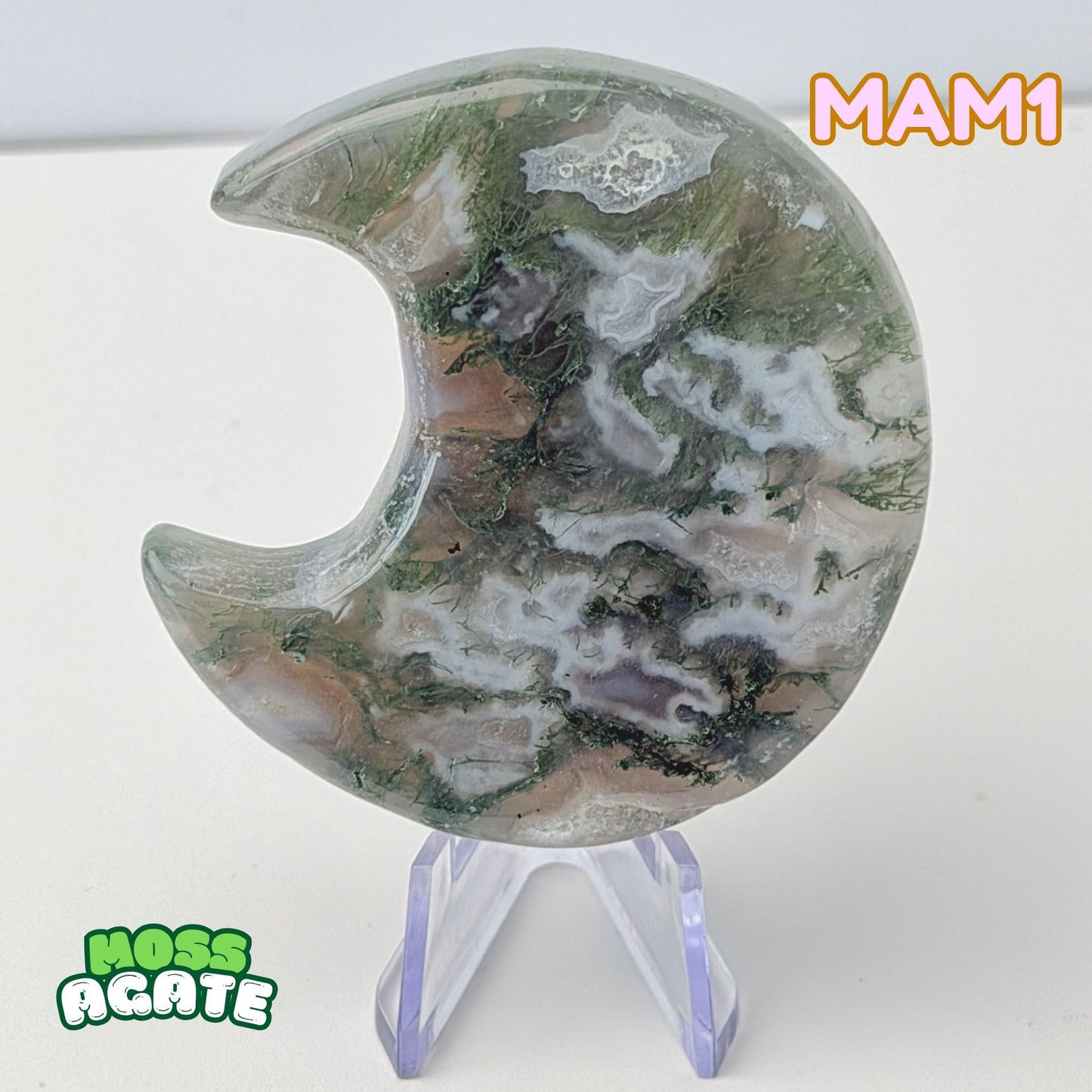 Moss Agate Moon | MAM1