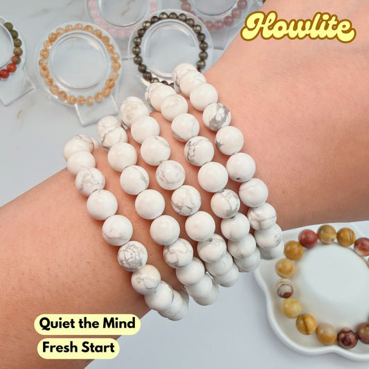 Howlite 8mm Bracelet