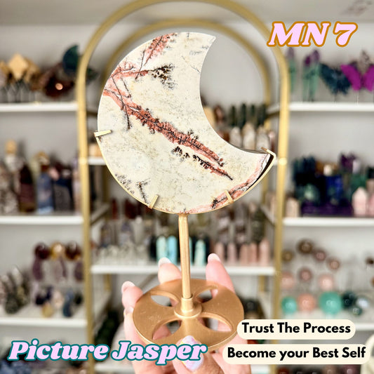 Picture Jasper Moon on Stand | MN7