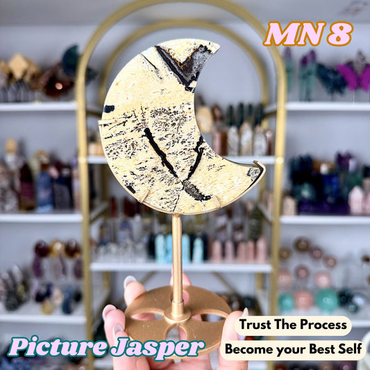Picture Jasper Moon on Stand | MN8