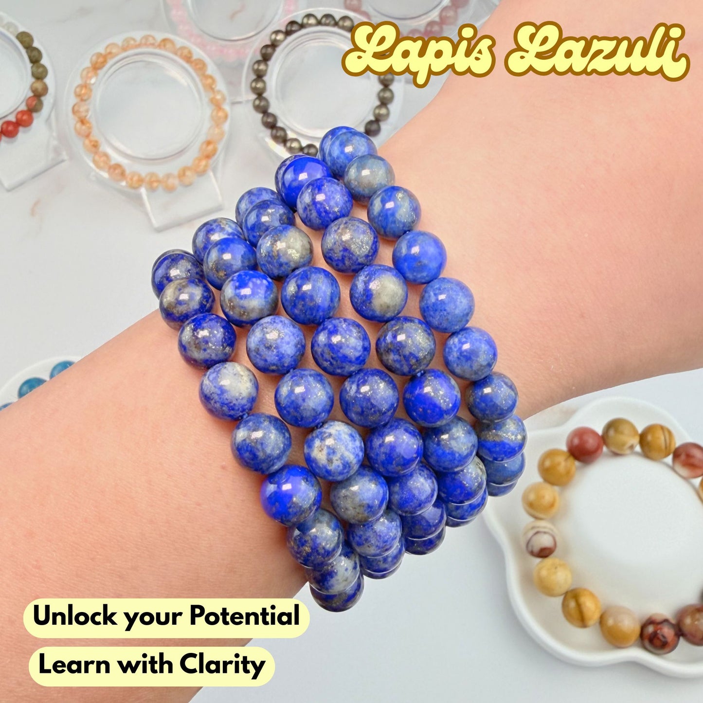 Lapis Lazuli 8mm Bracelet