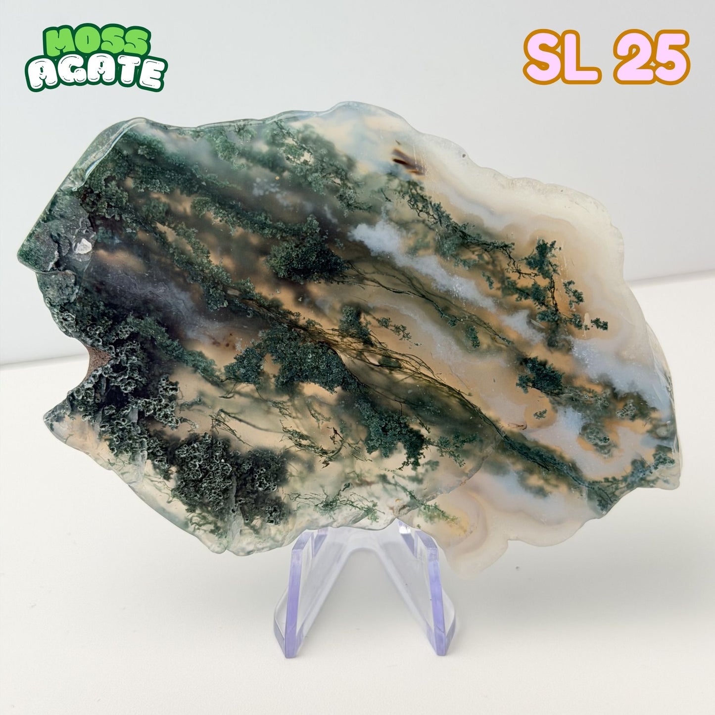 Moss Agate Slab | SL 25