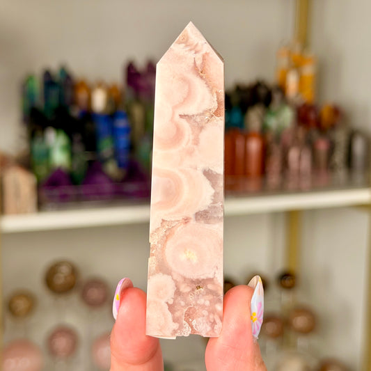 Pink Amethyst Obelisk Tower | PA7