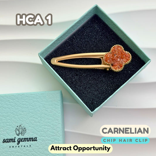 Carnelian Hair Clip | HCA1