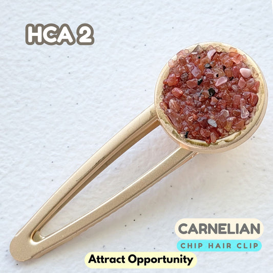 Carnelian Hair Clip | HCA2