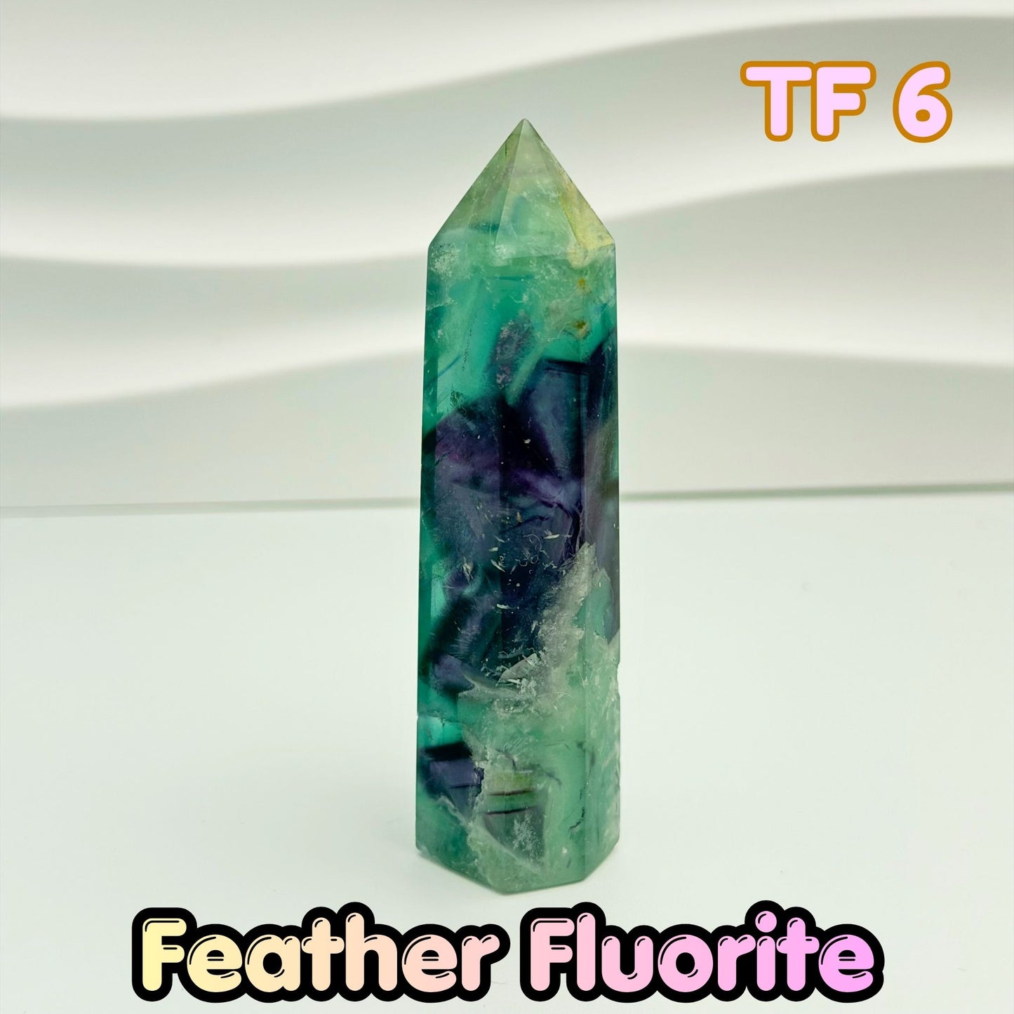 Feather Fluorite Tower | TF6