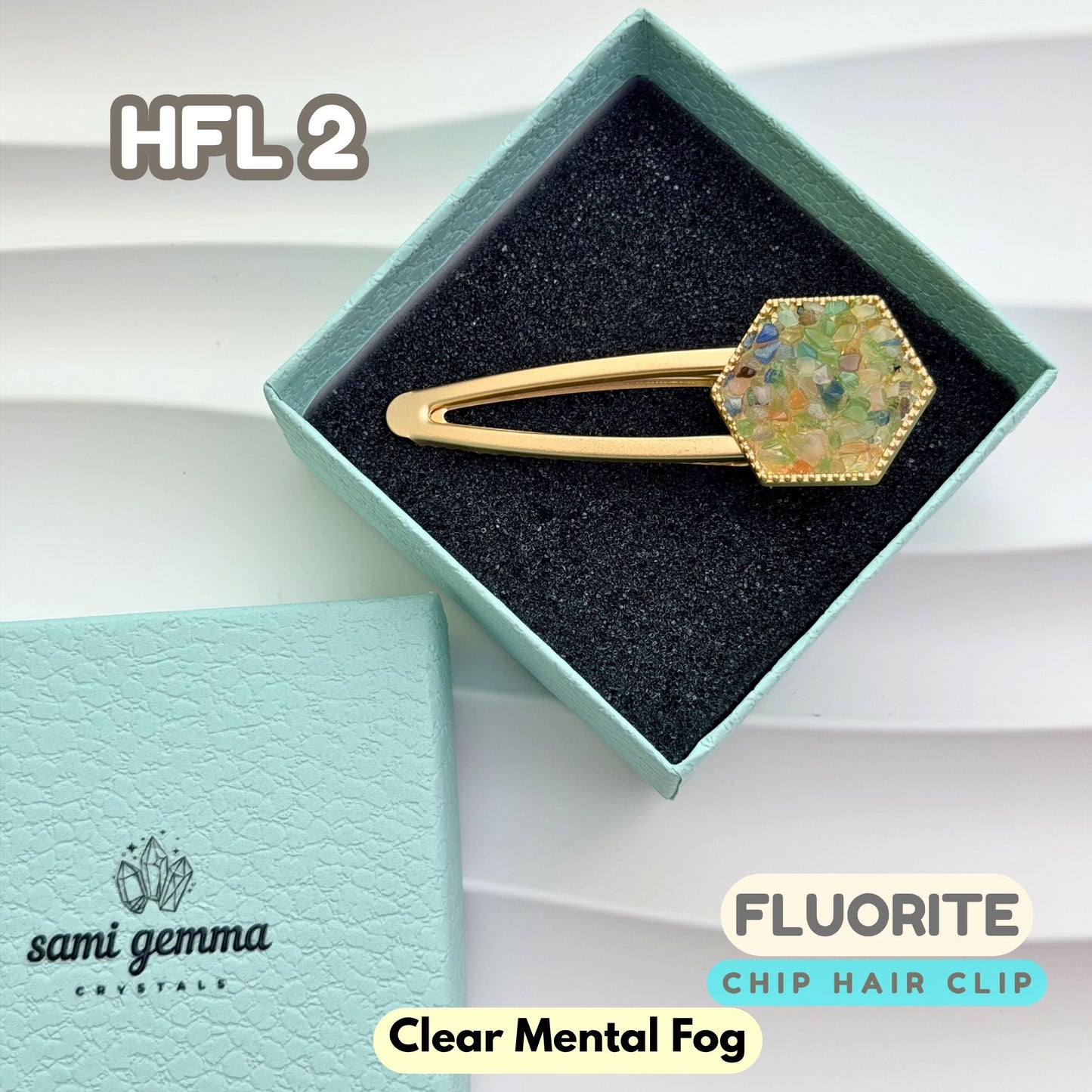 Fluorite Hair Clip | HFL2