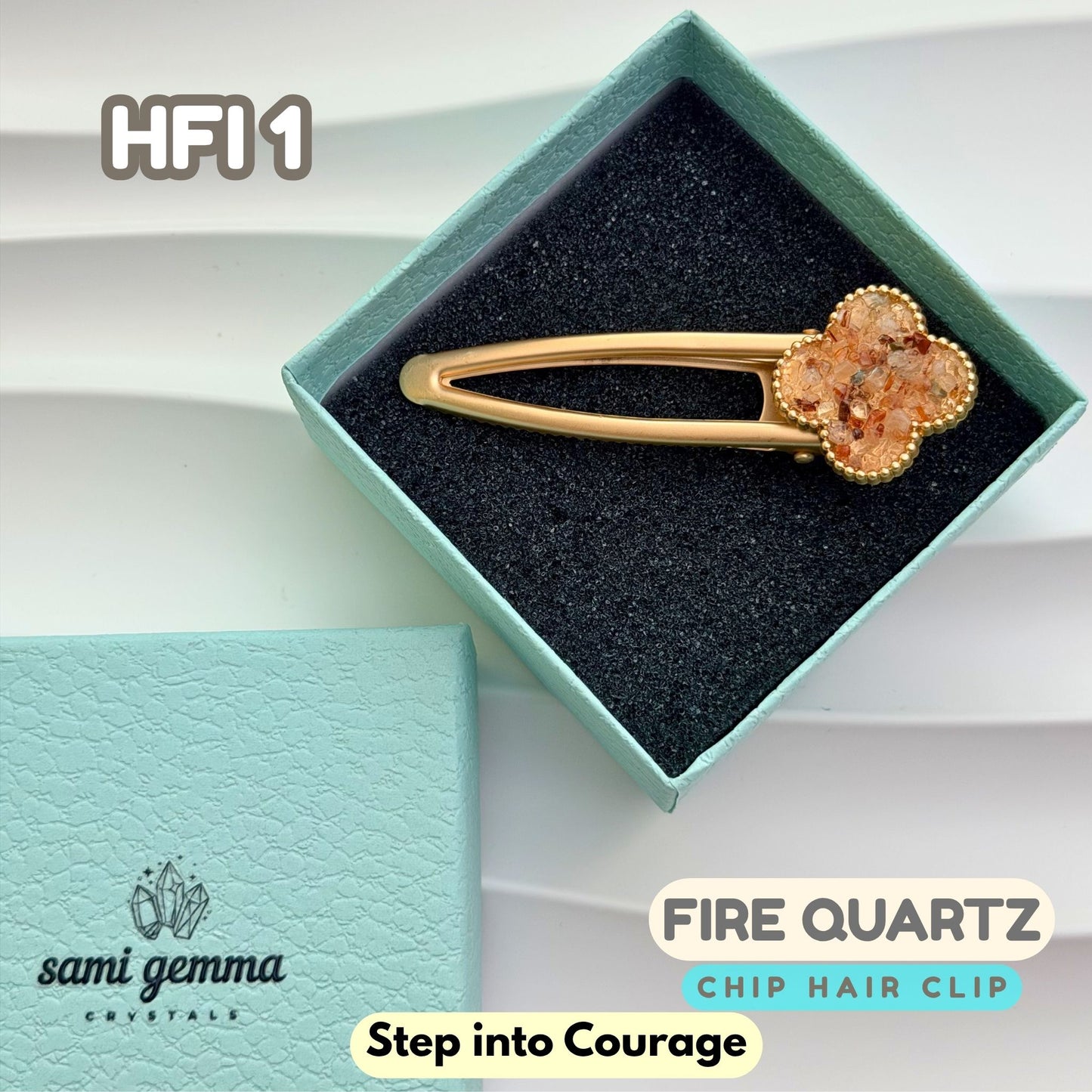 Fire Quartz Hair Clip | HFI1