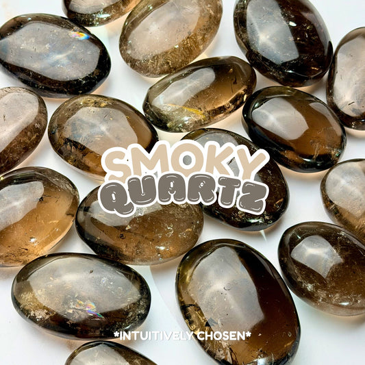 Smoky Quartz Palm Stone | Intuitively Chosen