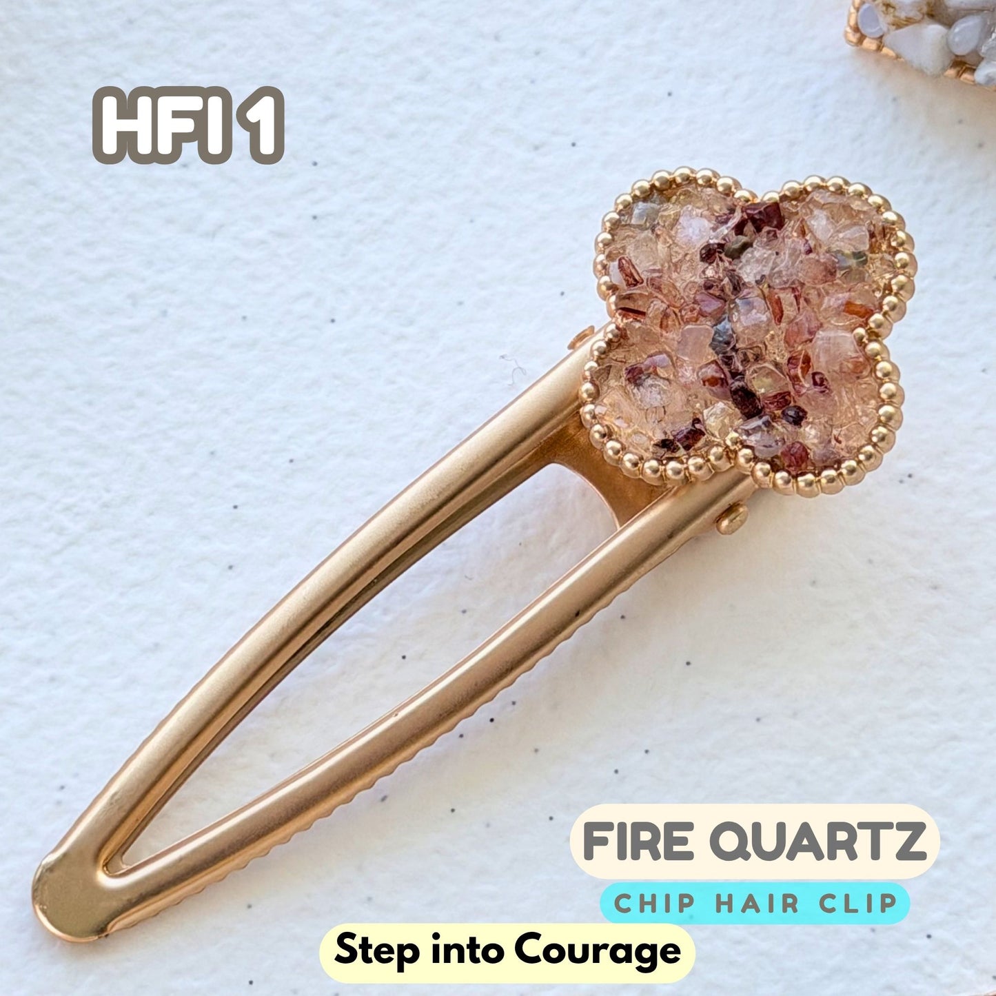 Fire Quartz Hair Clip | HFI1