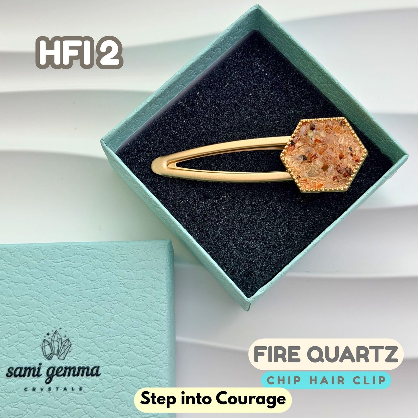 Fire Quartz Hair Clip | HFI2